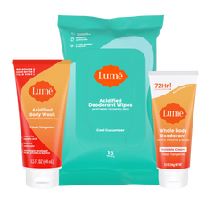 Clean Tangerine Mini Discovery Set | Cream Deo Mini, Wash Mini, & Wipes!