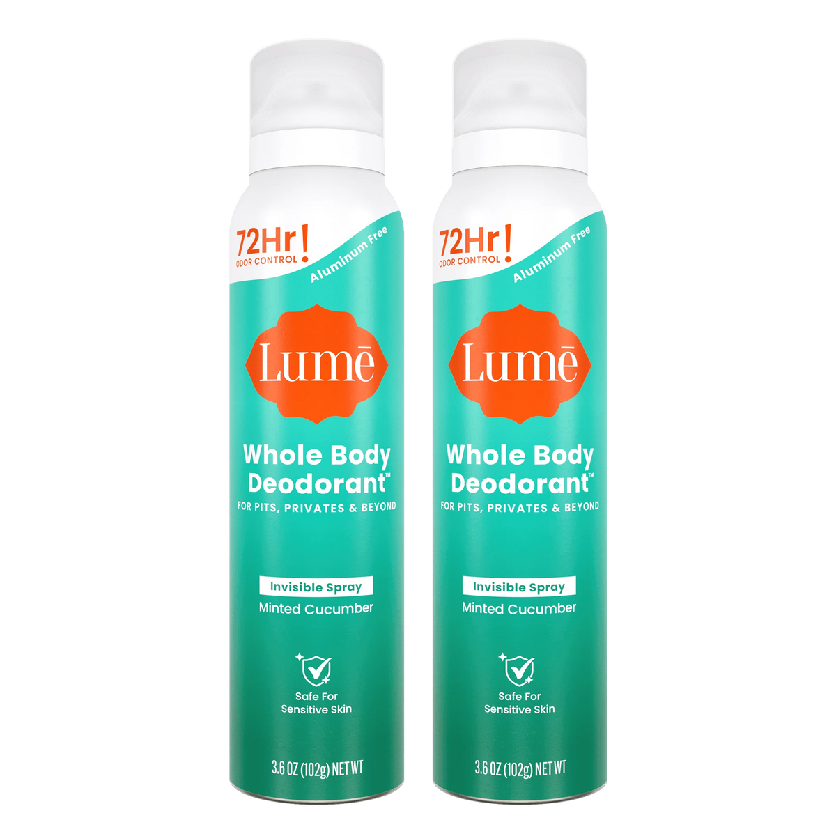 Minted Cucumber | Spray Deodorant 2-Pack