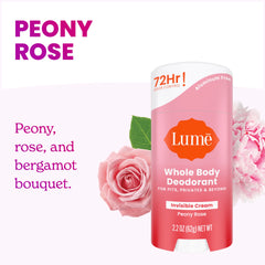 Peony Rose | Cream Deodorant Stick Auto renew