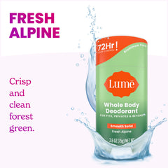 Fresh Alpine | Solid Deodorant Stick 6.68% Off Auto renew